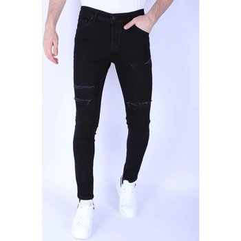 Textiel Heren Skinny jeans Local Fanatic Ripped Gescheurde Jeans Zwart