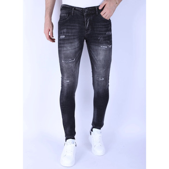 Textiel Heren Skinny jeans Local Fanatic Stoash Jeans Scheuren Grijs
