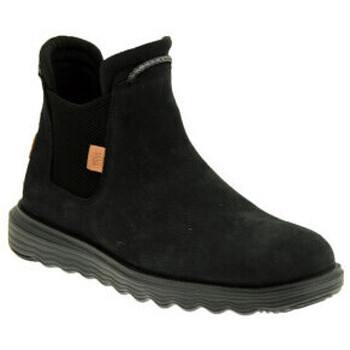 HEYDUDE Branson boot craft leather Zwart