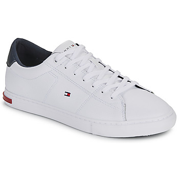 Schoenen Heren Lage sneakers Tommy Hilfiger ESSENTIAL LEATHER DETAIL VULC Wit