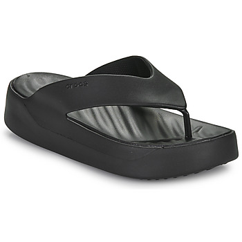 Schoenen Dames Slippers Crocs Getaway Platform Flip Zwart