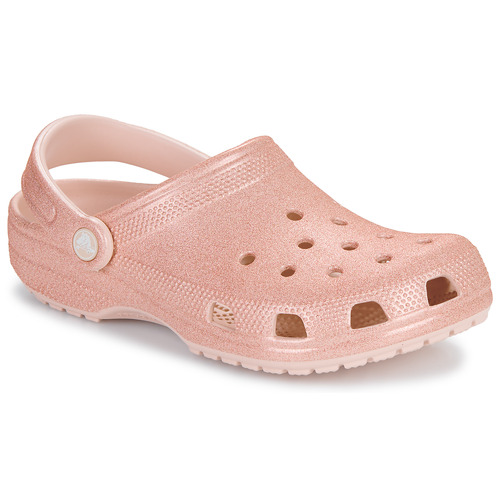 Schoenen Dames Klompen Crocs Classic Glitter Clog Roze / Glitter