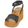 Schoenen Dames Sandalen / Open schoenen Crocs Brooklyn Woven Ankle Strap Wdg Zwart