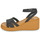 Schoenen Dames Sandalen / Open schoenen Crocs Brooklyn Woven Ankle Strap Wdg Zwart