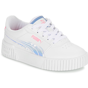 Schoenen Meisjes Lage sneakers Puma CARINA 2.0 PS Wit / Roze