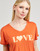 Textiel Dames T-shirts korte mouwen Only ONLHARRINA  Orange