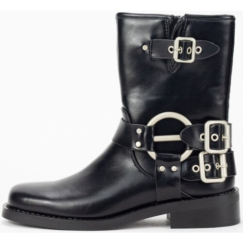 Schoenen Dames Laarzen Keslem Botines  en color negro para Zwart