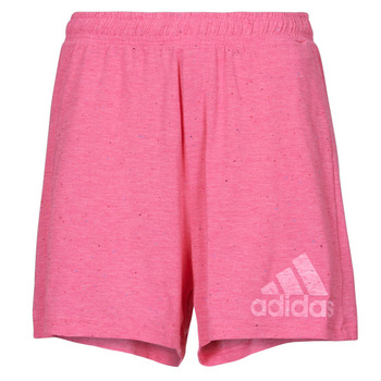 Textiel Dames Korte broeken / Bermuda's Adidas Sportswear W WINRS SHORT Roze / Wit