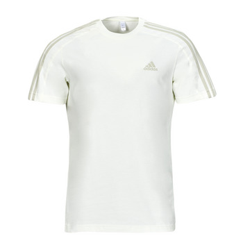 Textiel Heren T-shirts korte mouwen Adidas Sportswear M 3S SJ T Wit