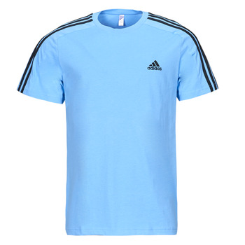 Textiel Heren T-shirts korte mouwen Adidas Sportswear M 3S SJ T Blauw / Zwart