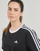 Textiel Dames T-shirts korte mouwen Adidas Sportswear W 3S BF T Zwart / Wit