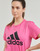 Textiel Dames T-shirts korte mouwen Adidas Sportswear W BL T Roze / Zwart