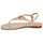 Schoenen Dames Sandalen / Open schoenen Lauren Ralph Lauren ELLINGTON-SANDALS-FLAT SANDAL Beige