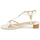 Schoenen Dames Sandalen / Open schoenen Lauren Ralph Lauren FALLON-SANDALS-FLAT SANDAL Wit