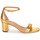 Schoenen Dames Sandalen / Open schoenen Lauren Ralph Lauren LOGAN-SANDALS-HEEL SANDAL Goud