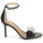 Schoenen Dames Sandalen / Open schoenen Lauren Ralph Lauren ALLIE FLOWER-SANDALS-HEEL SANDAL Zwart / Wit