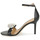 Schoenen Dames Sandalen / Open schoenen Lauren Ralph Lauren ALLIE FLOWER-SANDALS-HEEL SANDAL Zwart / Wit