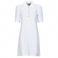 Textiel Dames Korte jurken Lauren Ralph Lauren CHACE-SHORT SLEEVE-CASUAL DRESS Wit