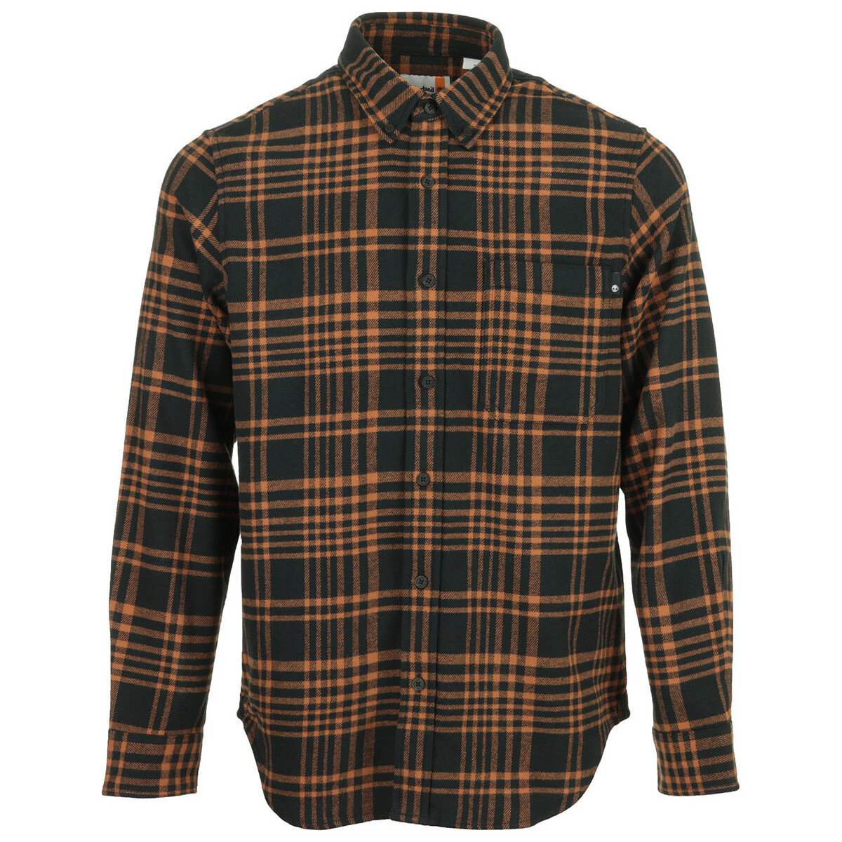 Textiel Heren Overhemden lange mouwen Timberland Ls Heavy Flannel Check Zwart