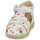 Schoenen Meisjes Sandalen / Open schoenen Kickers BIGFLO-2 Wit / Multicolour