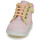 Schoenen Meisjes Hoge sneakers Kickers KICKICONIC Roze / Geel / Apricot