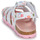 Schoenen Meisjes Sandalen / Open schoenen Kickers SUMMERTAN Wit / Roze