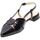Schoenen Dames Sandalen / Open schoenen Nacree - Dec.basso Cerchi Tej.nero 521T051 Zwart