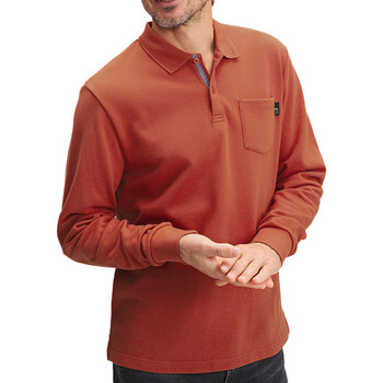 Textiel Heren Polo's lange mouwen TBS  Orange