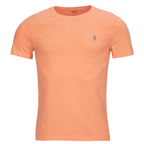 Textiel Heren T-shirts korte mouwen Polo Ralph Lauren T-SHIRT AJUSTE EN COTON Orange