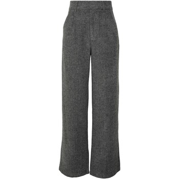 Textiel Dames Broeken / Pantalons Only PANTALON ANCHO ESPIGA  15305631 Grijs