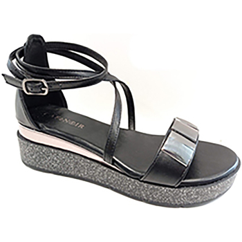 Schoenen Dames Sandalen / Open schoenen Café Noir C1XA9907 Zwart