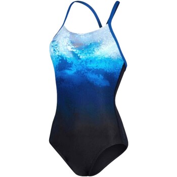 Textiel Dames Bikini's Speedo Placement Digital Fixed Crossback Blauw
