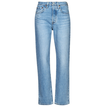 Textiel Dames Boyfriend jeans Levi's 501® CROP Tango / Light