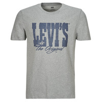 Textiel Heren T-shirts korte mouwen Levi's GRAPHIC CREWNECK TEE Grijs