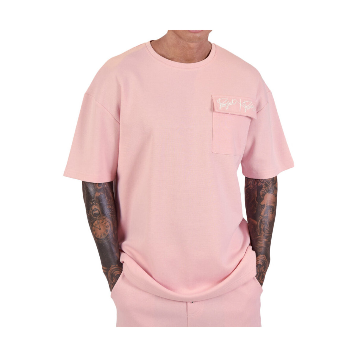 Textiel Heren T-shirts & Polo’s Project X Paris  Roze