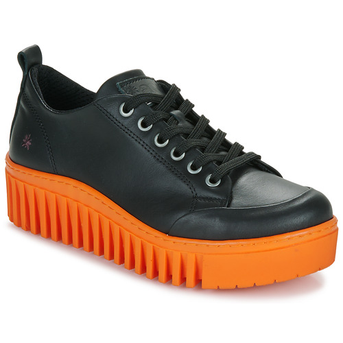 Schoenen Dames Lage sneakers Art BRIGHTON Zwart / Orange