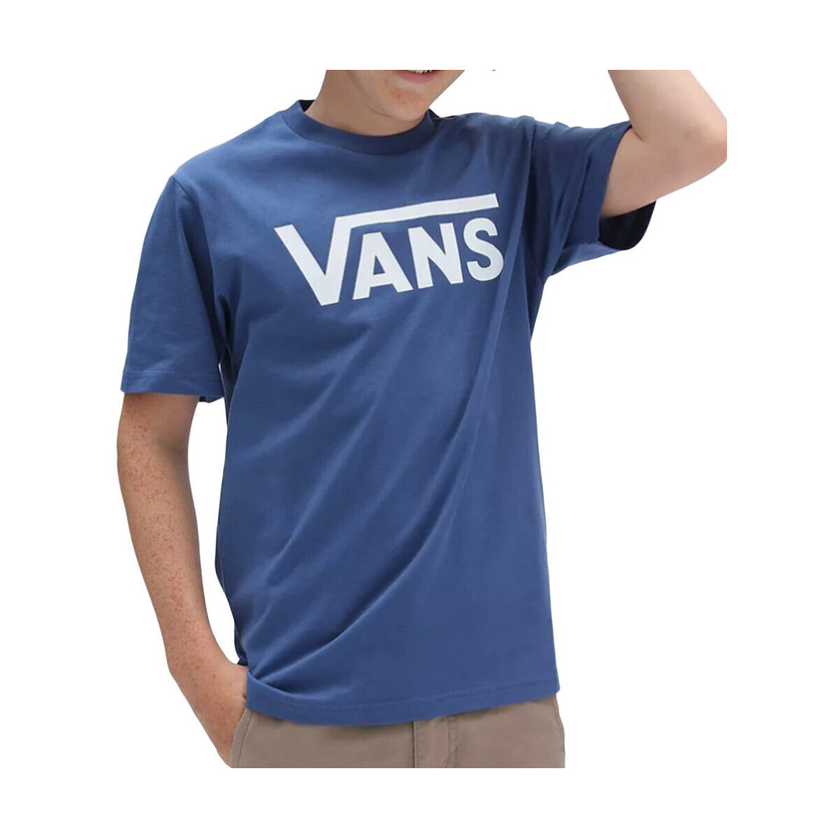 Textiel Jongens T-shirts & Polo’s Vans  Blauw