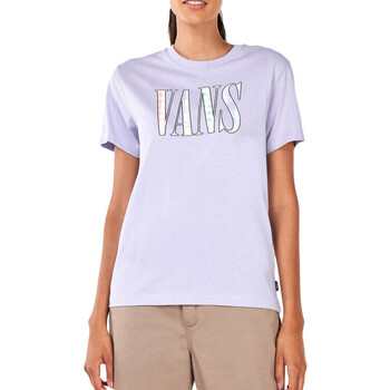 Textiel Dames T-shirts korte mouwen Vans  Violet