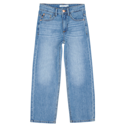 Textiel Meisjes Straight jeans Name it NKFROSE HW STRAIGHT JEANS 9222-BE Blauw