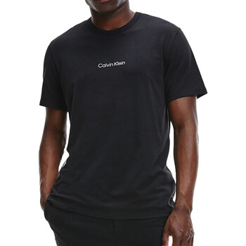 Textiel Heren T-shirts korte mouwen Calvin Klein Jeans  Zwart