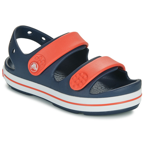 Schoenen Kinderen Sandalen / Open schoenen Crocs Crocband Cruiser Sandal T Marine / Rood