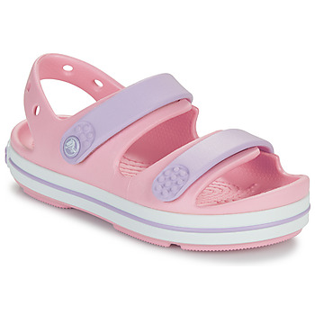 Schoenen Meisjes Sandalen / Open schoenen Crocs Crocband Cruiser Sandal T Roze