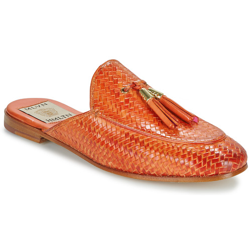 Schoenen Dames Leren slippers Melvin & Hamilton SCARLETT 2 Orange