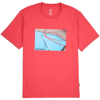Textiel Heren T-shirts & Polo’s Converse  Rood