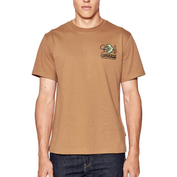 Textiel Heren T-shirts & Polo’s Converse  Brown