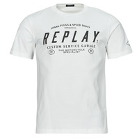Textiel Heren T-shirts korte mouwen Replay M6840-000-2660 Wit