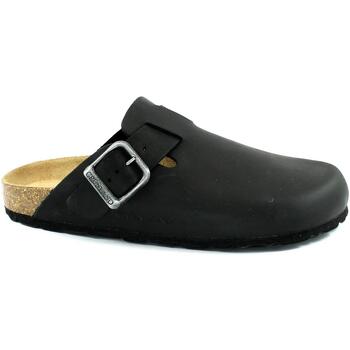 Schoenen Dames Leren slippers Grunland GRU-CCC-CB9967-NE Zwart