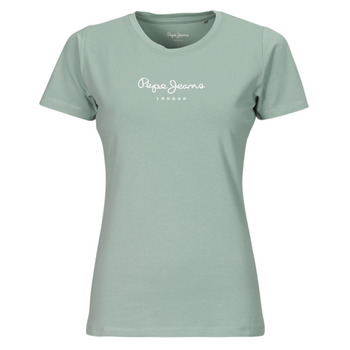 Textiel Dames T-shirts korte mouwen Pepe jeans NEW VIRGINIA SS N Groen