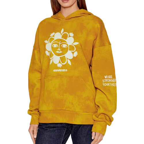 Textiel Dames Sweaters / Sweatshirts Converse  Orange