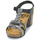 Schoenen Dames Sandalen / Open schoenen Plakton BROOKS Zwart / Zilver